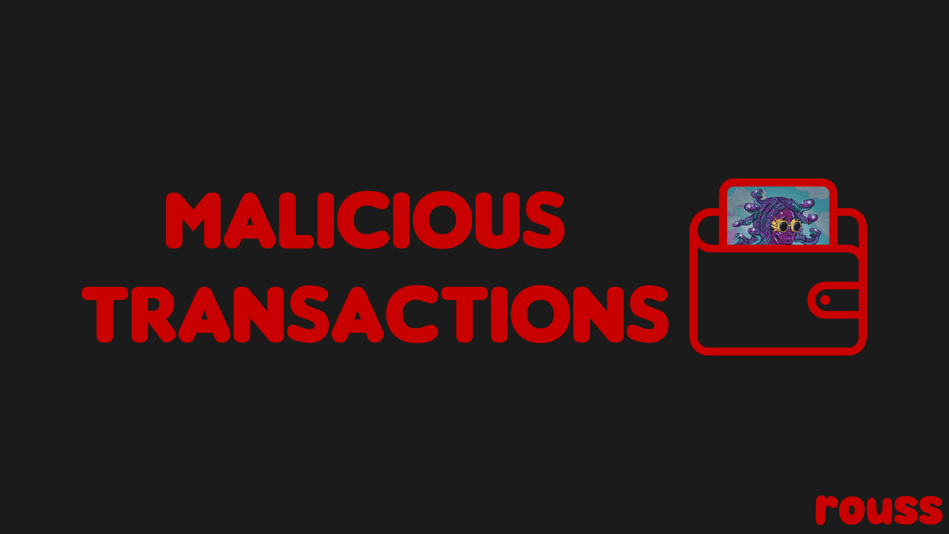 Protect yourself from malicious transactions Image