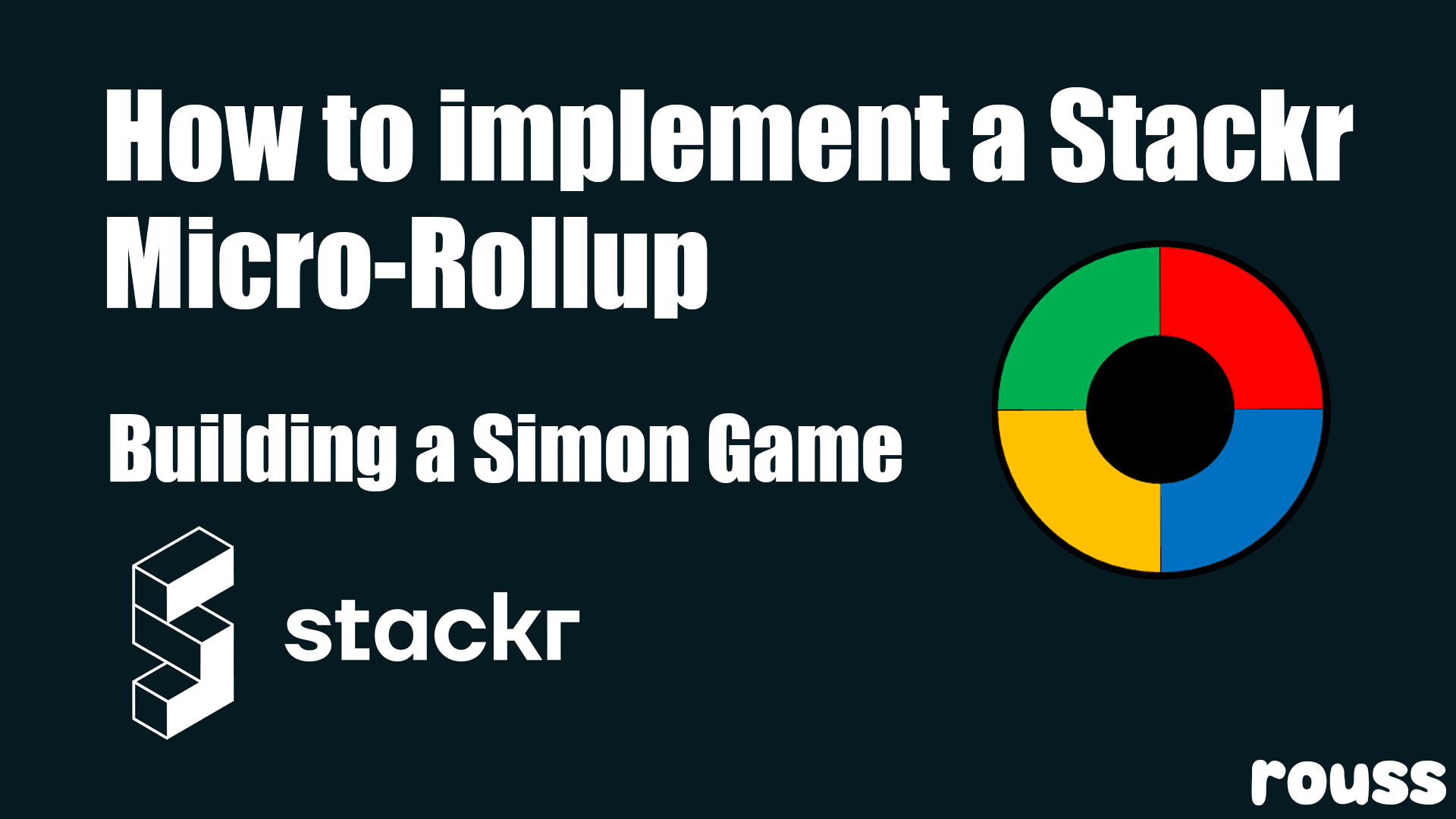 How to implement Stackr's Microrollup Image